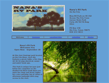 Tablet Screenshot of nanasrvparkonthefrio.com